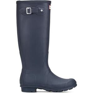 NEW HUNTER Women's ORIGINAL TALL RAIN BOOTS WATERPROOF Navy Matt SIZE 11